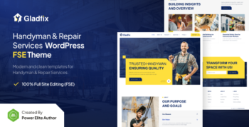 Gladfix – Handyman & Repair Services WordPress Theme